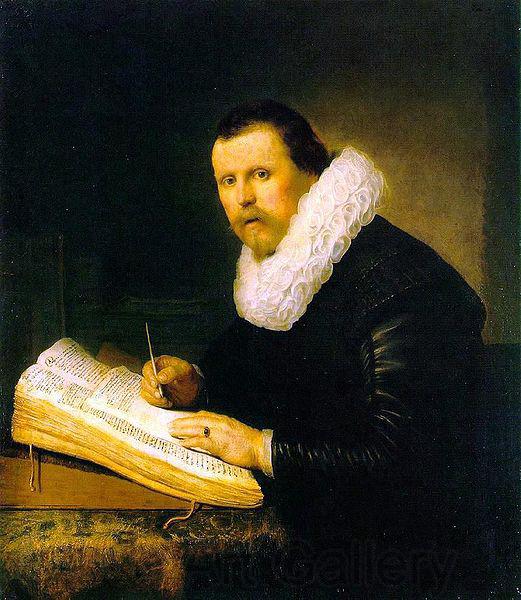 Rembrandt van rijn Portrait of a scholar. France oil painting art